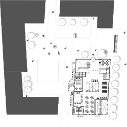 CWS Kulturviertel Grundriss EG Focus: Bibliothek